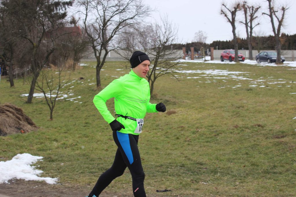 Rozklusání před závodem.