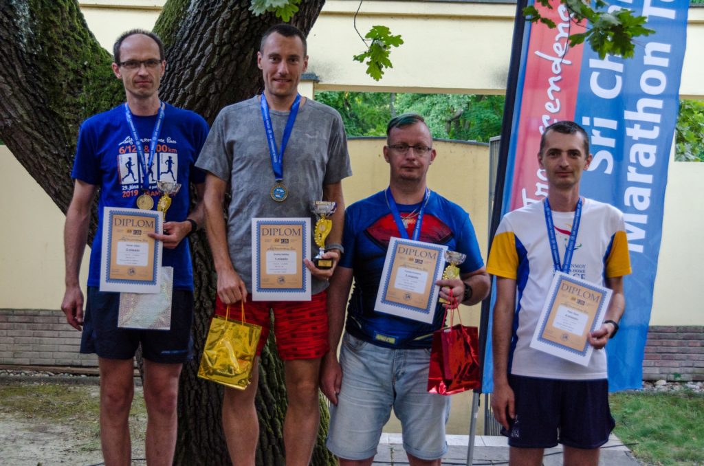 Vyhlášení závodu.