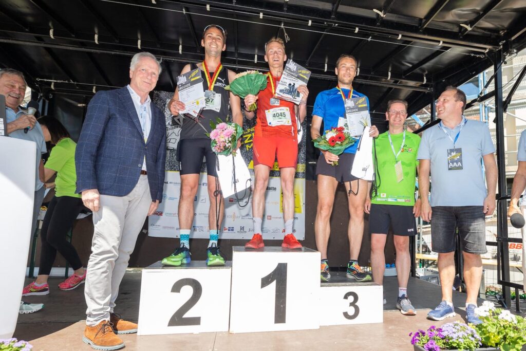 Vyhlášení závodu.