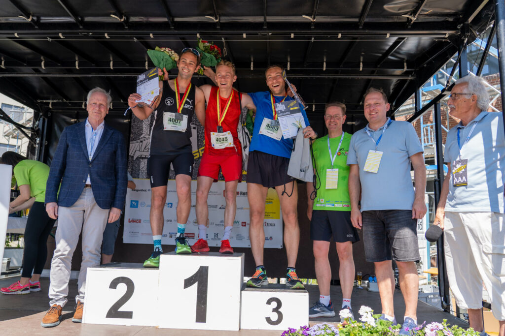 Vyhlášení závodu.