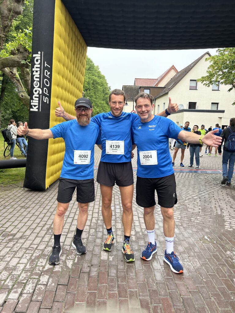 Před závodem se Standou a Klausem.