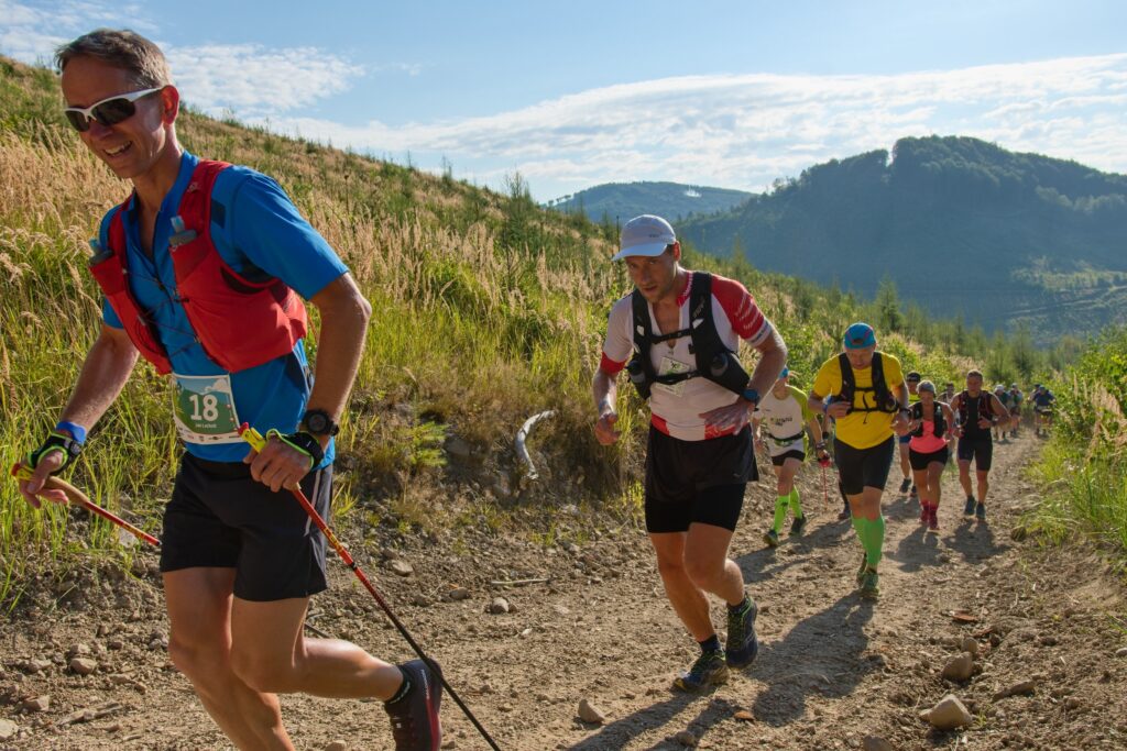 První stoupání na Kelčský Javorník.