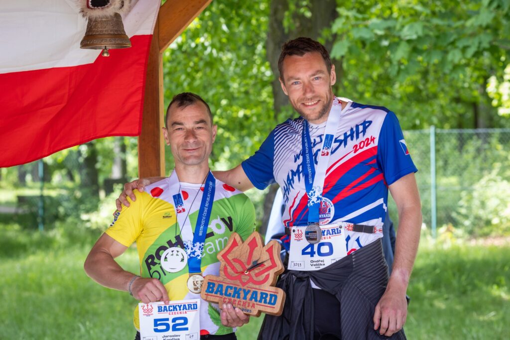 Společná fotka s mistrem ČR v Backyardu.