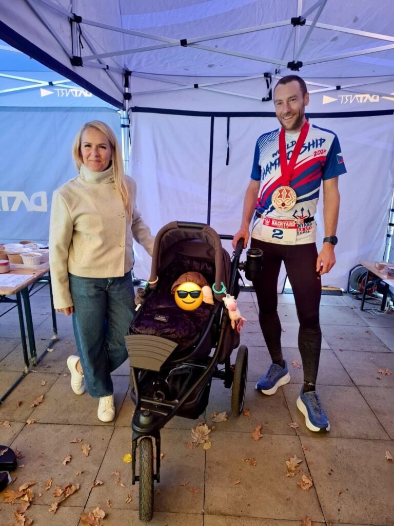 Barča pro mě po závodě přijela, abychom společně odjeli domů.